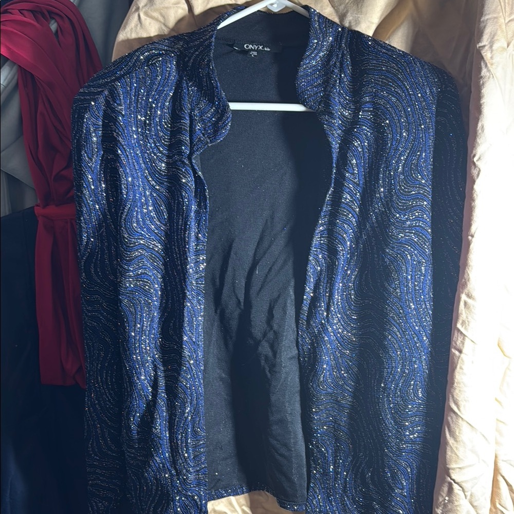 Onyx Women's Black and Gold Jacket